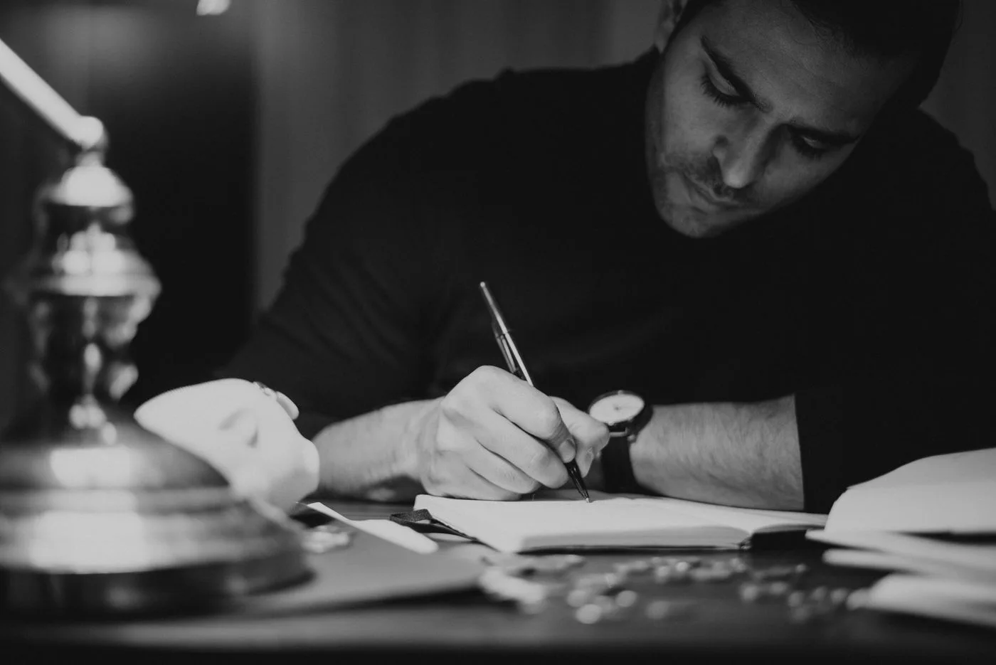 Taking notes for a written brief